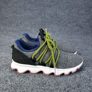 SOREL Kinetic Lace Up Sneakers Womens Size 7 Gray Blue Hiking Shoes NL3227-052‎